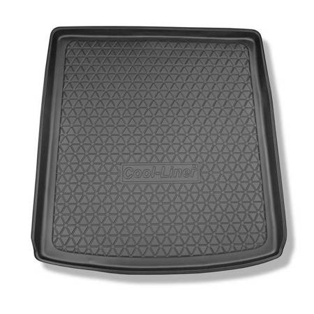 Boot mat for Audi Q7 4L SUV (03.2006-05.2015) - Aristar - Cool liner - 5/7 seats (3rd row lowered) / narrower liner for models with a luggage rail system in the boot