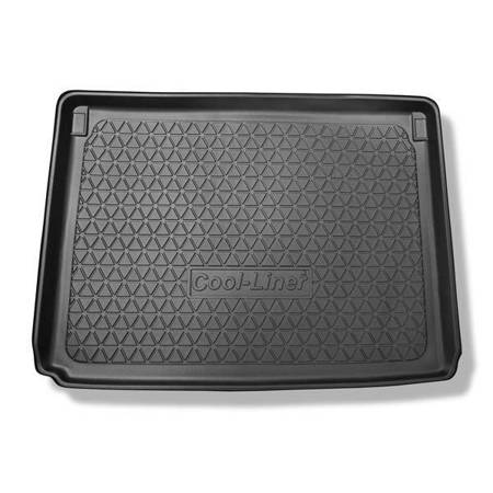 Boot mat for Citroen C4 Picasso II MPV (07.2013-11.2020) - Aristar - Cool liner - 5 seats; upper boot (a flat boot floor)