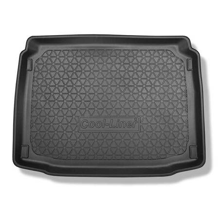 Boot mat for Peugeot 308 II Hatchback (08.2013-11.2021) - Aristar - Cool liner - lower boot; with a spare space saver wheel or repair kit