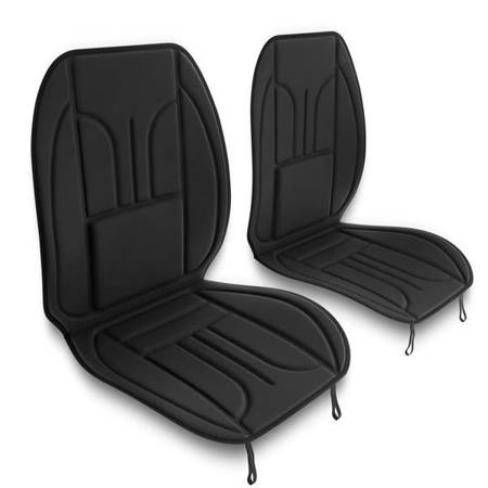 Contour car seat protector - Auto-Dekor - Akcent 1+1 (black)