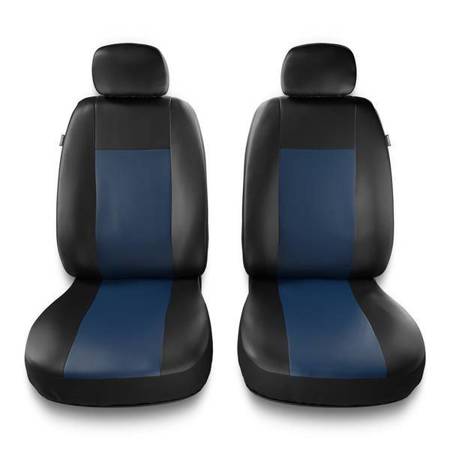 Universal fit car front seat covers for Nissan Qashqai I, II (2007-2019) - Auto-Dekor - Comfort 1+1 - blue