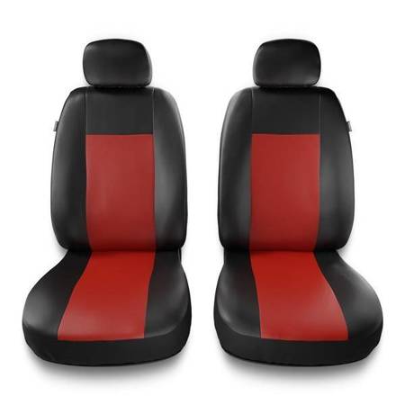 Universal fit car front seat covers for Suzuki Grand Vitara I, II (1997-2014) - Auto-Dekor - Comfort 1+1 - red