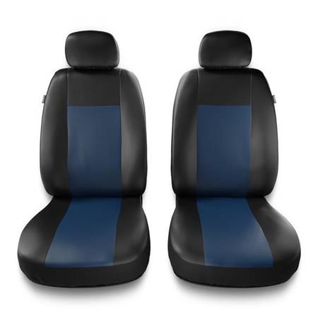 Universal fit car front seat covers for Toyota Prius I, II, III, IV (1997-2019) - Auto-Dekor - Comfort 1+1 - blue