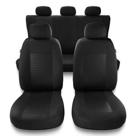 Universal fit car seat covers for BMW 2 Series F22, F45 (2013-2019) - Auto-Dekor - Modern - MC-1 (black)