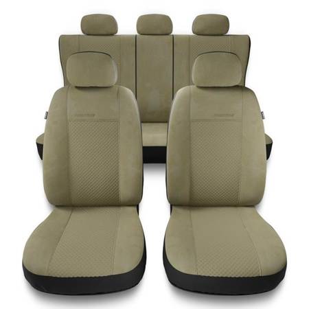 Universal fit car seat covers for BMW 2 Series F22, F45 (2013-2019) - Auto-Dekor - Prestige - beige