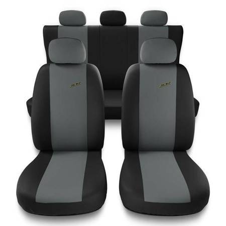 Universal fit car seat covers for BMW 2 Series F22, F45 (2013-2019) - Auto-Dekor - XR - light grey