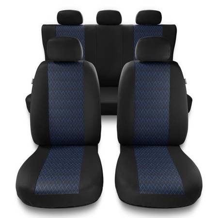 Universal fit car seat covers for Citroen C3 I, II, III (2002-2019) - Auto-Dekor - Profi - blue