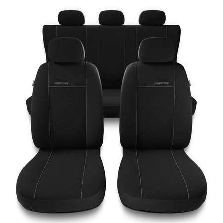 Universal fit car seat covers for Citroen C5 I, II (2000-2017) - Auto-Dekor - Prestige - black