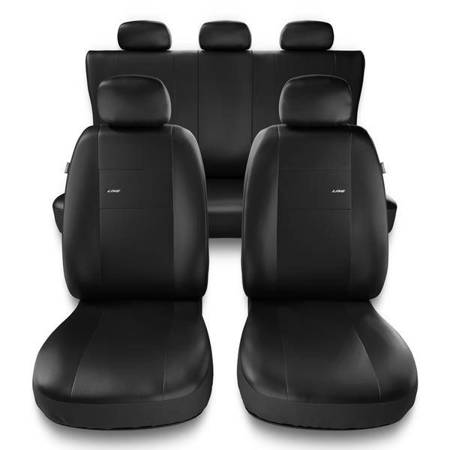 Universal fit car seat covers for Citroen C5 I, II (2000-2017) - Auto-Dekor - X-Line - black