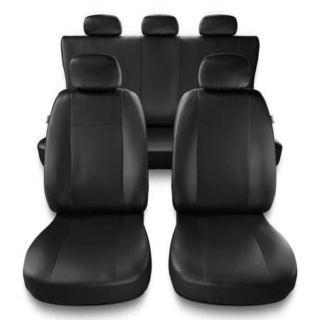 Universal fit car seat covers for Dacia Logan I, II (2004-2019) - Auto-Dekor - Comfort - black