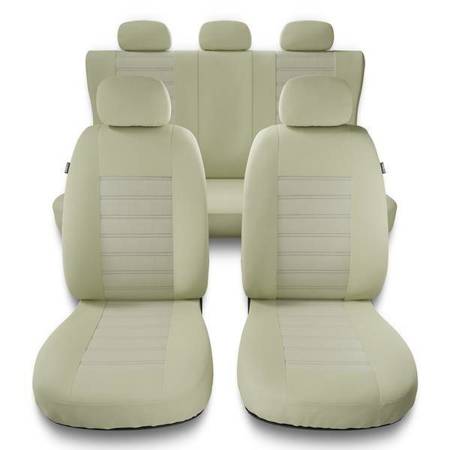 Universal fit car seat covers for Honda Accord V, VI, VII, VIII (1993-2016) - Auto-Dekor - Modern - MG-3 (beige)