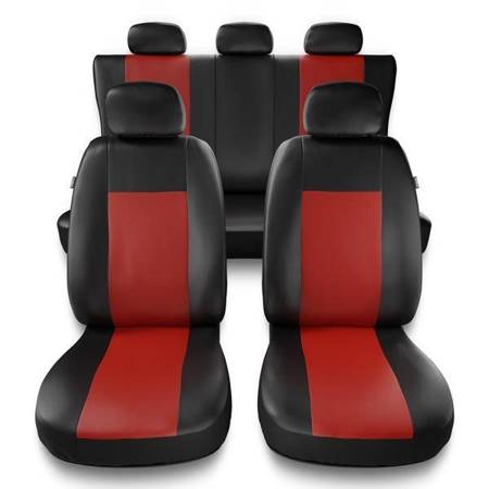 Universal fit car seat covers for Hyundai i40 (2011-2019) - Auto-Dekor - Comfort - red