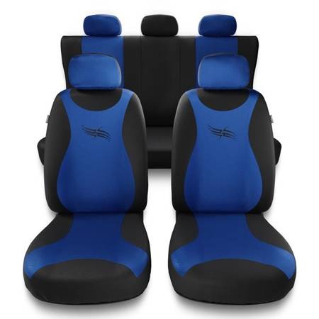 Universal fit car seat covers for Hyundai i40 (2011-2019) - Auto-Dekor - Turbo - blue