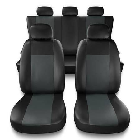 Universal fit car seat covers for Kia Niro I, II (2016-....) - Auto-Dekor - Comfort - grey