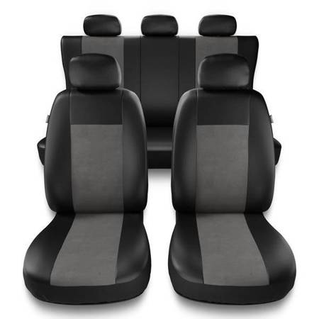 Universal fit car seat covers for Kia Niro I, II (2016-....) - Auto-Dekor - Superior - grey