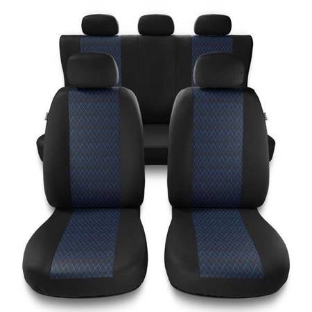 Universal fit car seat covers for Mazda 5 I, II, III (2005-2015) - Auto-Dekor - Profi - blue