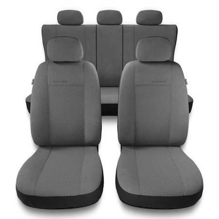 Universal fit car seat covers for Renault Laguna I, II, III (1993-2015) - Auto-Dekor - Prestige - grey