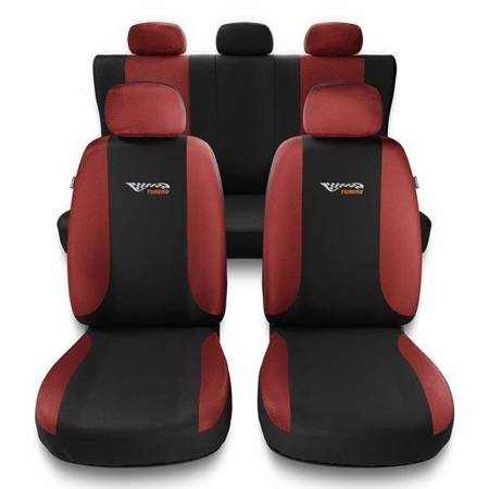 Universal fit car seat covers for Vauxhall Corsa A, B, C, D, E (1982-2019) - Auto-Dekor - Tuning - red