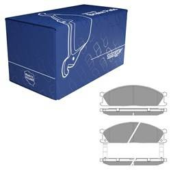 Brake pads for Nissan NP300 D22 Pick-Up (2008-2012) - Tomex - TX 13-40 (front axle)