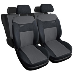 Universal fit car seat covers for Alfa Romeo Giulia II (2015-2019) - Auto-Dekor - RS - dark grey