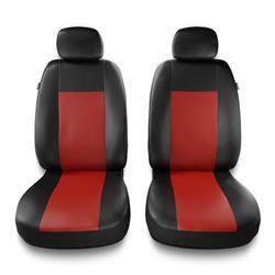 Universal fit car front seat covers for Vauxhall Astra F, G, H, J, K, L (1991-....) - Auto-Dekor - Comfort 1+1 - red