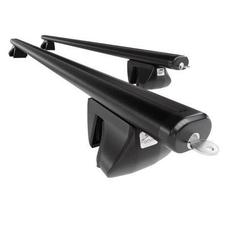 Aluminium roof rack for Volkswagen Touran MPV (2003-2014) - black - Amos - Alfa - Aero - rail roofs